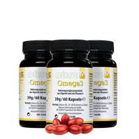 Omega3 lecitina & vitamina E, set di 3 pezzi