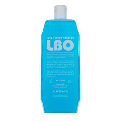 LBO lotion nettoyante bleue 1 litre