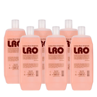 LRO washing lotion rose box 6x1 liter