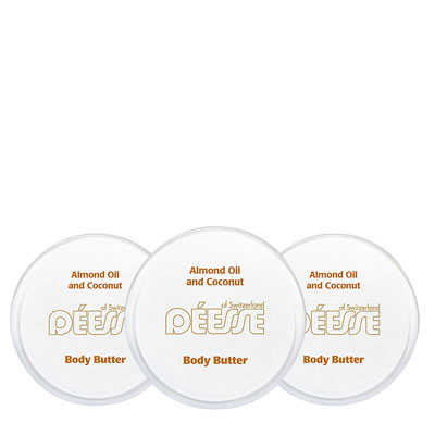 100430 - Mini beurre corp. huile d'amande&coco set de 3 pces