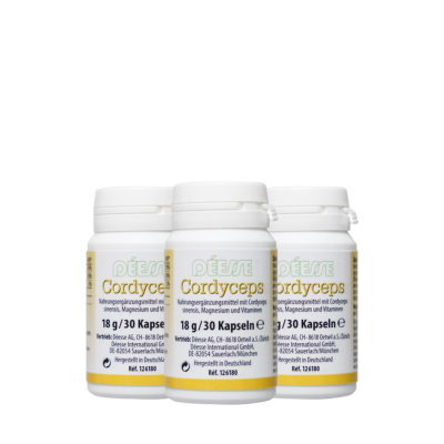 100560 - Cordyceps set de 3 produse, 30 capsule, 18g