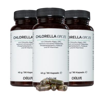 100500 - Chlorella OPC FX 45 g / 90 capsule Set di 3 Pezzi