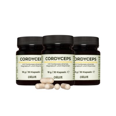 Cordyceps capsule Set di 3 pezzi