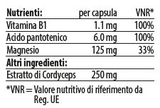 Cordyceps 18 g / 30 capsules
