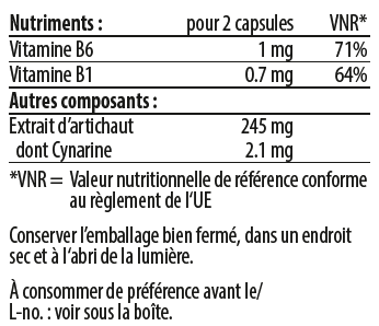 Artichaut plus 16.5 g / 60 capsules