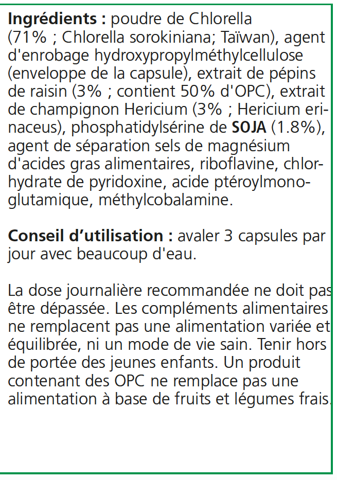 Chlorella OPC FX 45 g / 90 Kapseln