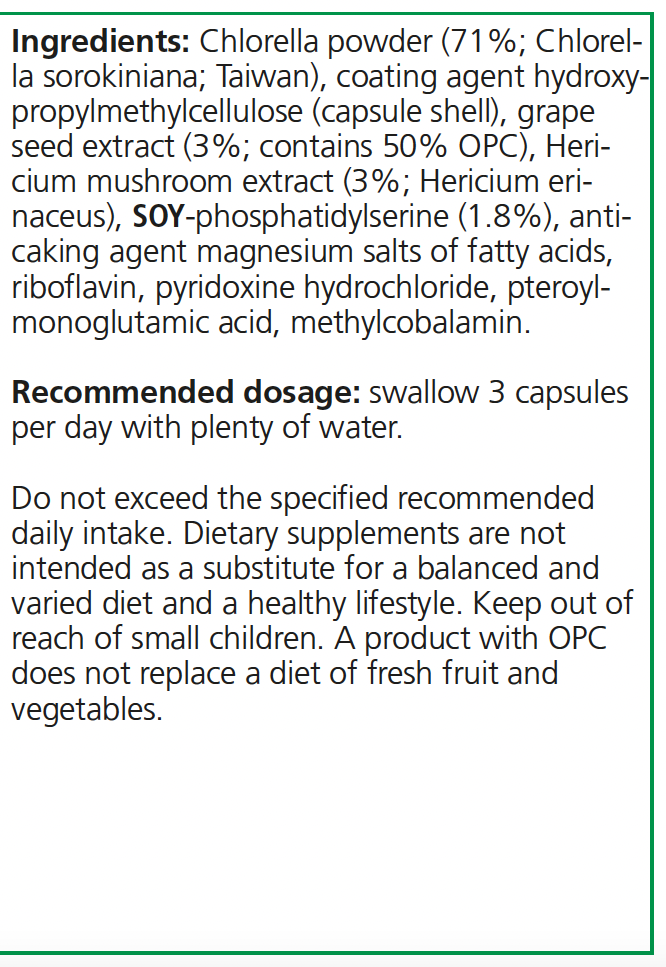 Chlorella OPC FX 45 g / 90 Kapseln