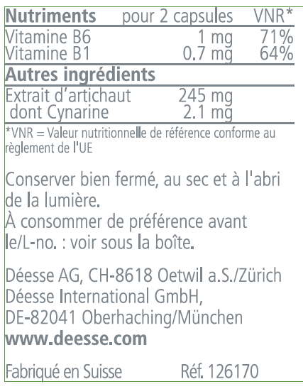 Artichoke + 16.5 g / 60 capsules