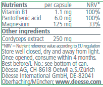 Cordyceps 18 g / 30 capsule