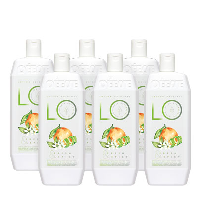 LO bath/shower gel fresh & spicy box 6x1 liter