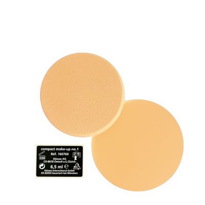160760 - Compact make-up No. 1 refill with sponge, 6.5 ml