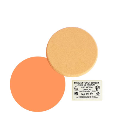 Summer touch compact make-up MEDIUM refill with sponge, 6.5 ml