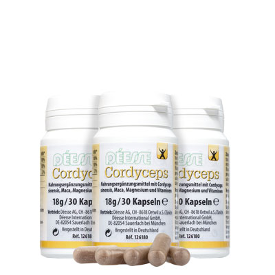 93020 - AC Cordyceps 3 pour 2, 3 x 30 capsules